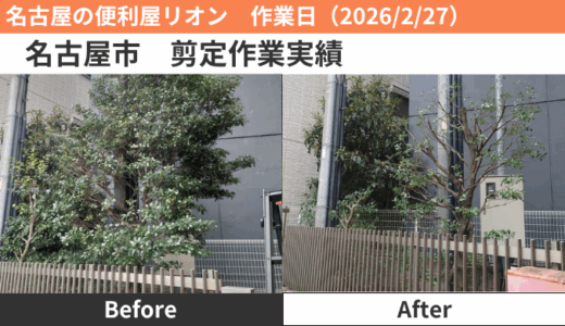 名古屋市剪定作業（2026/2/27）