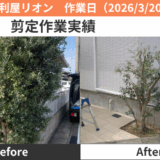 小牧市剪定作業実績2026/3/20