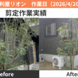 桑名市剪定作業実績2026/4/20
